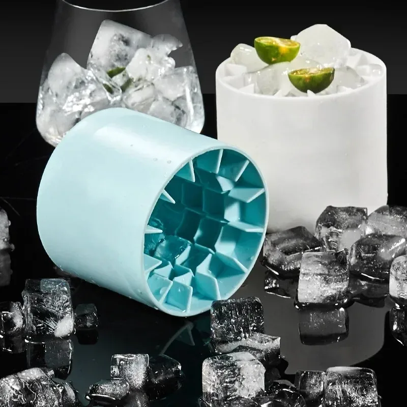 Description Picture 4 of itemSilicone Ice Cube Mold Round Ice Bucket Summer Homemade DIY Refrigerator Freeze Ice Maker Creative Ice Cube Mold Barware Tools