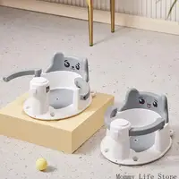 Infant Bathtub Sit-Up Baby Bath Chair with Backrest Support & Suction Cups (6-15 Months, Easy Remove)