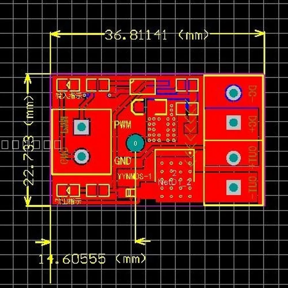 Módulo de Tubo Placa de Controle Optoacoplador Isolamento Pwm Interruptor Fet Driver Módulo Alta Potência Yynmos-1 n Mos - Image 3
