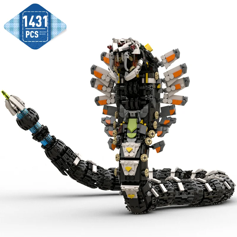 Moc Horizon Zero Dawned Slitherfang Cercerus Machina Brick Gioco Popolare Monster Action Figure Dragon Building Block Regali Giocattolo