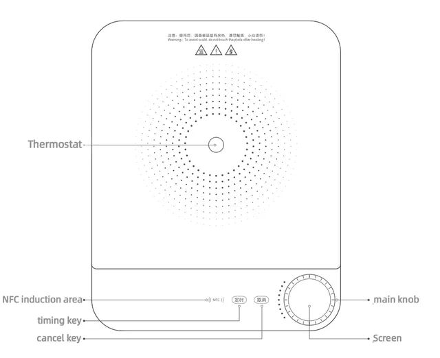 Xiaomi Mijia Ultra-thin Induction Cooker, piano cottura ad induzione