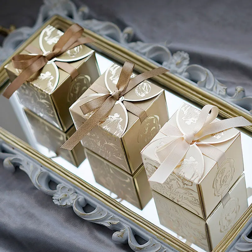 DOYIDE Paquete De 100 Cajas De Regalo Pequeñas, Cajas De Regalo De 3 X