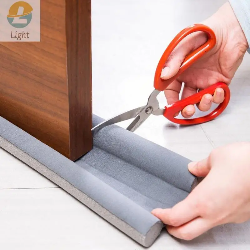 93cm*10cm Flexible Door Bottom Sealing Strip Sound Proof Noise Reduction Under Door Draft Stopper Dust Proof Window Strip