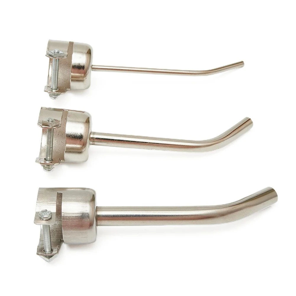 

3pcs Long Bent Curved Angle Welding Nozzle Kit For 850 Series Hot Air Rework Station Extended Curved Mouth 3mm 5mm 8mm Soldering