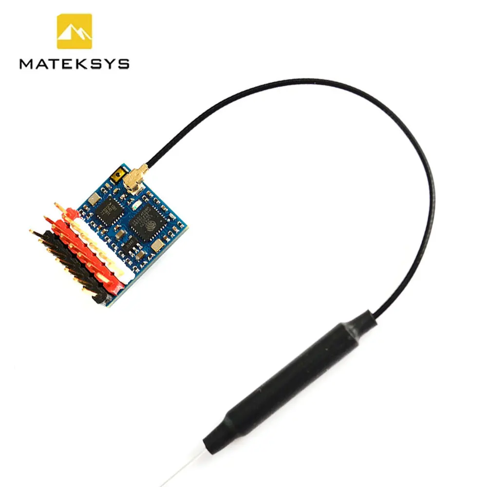 MATEK R24-P6 ELRS 2.4GHz Récepteur PWM 6 canaux avec VBat pour FPV Drone