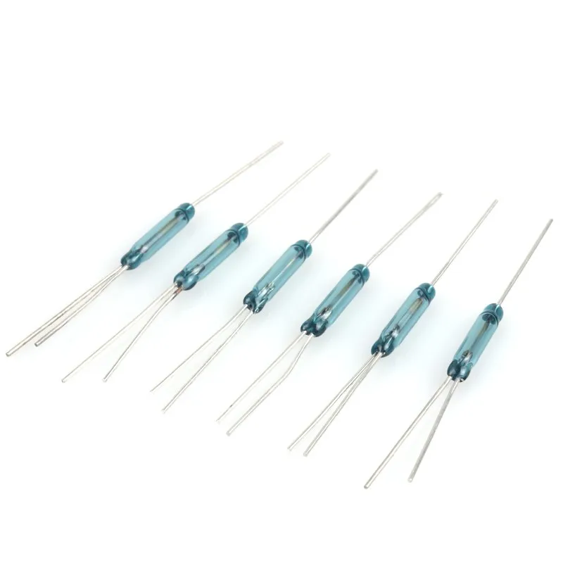 5Pcs Reed Switch 3Pin Magnetic Switch 2.5*14mm Normally Open