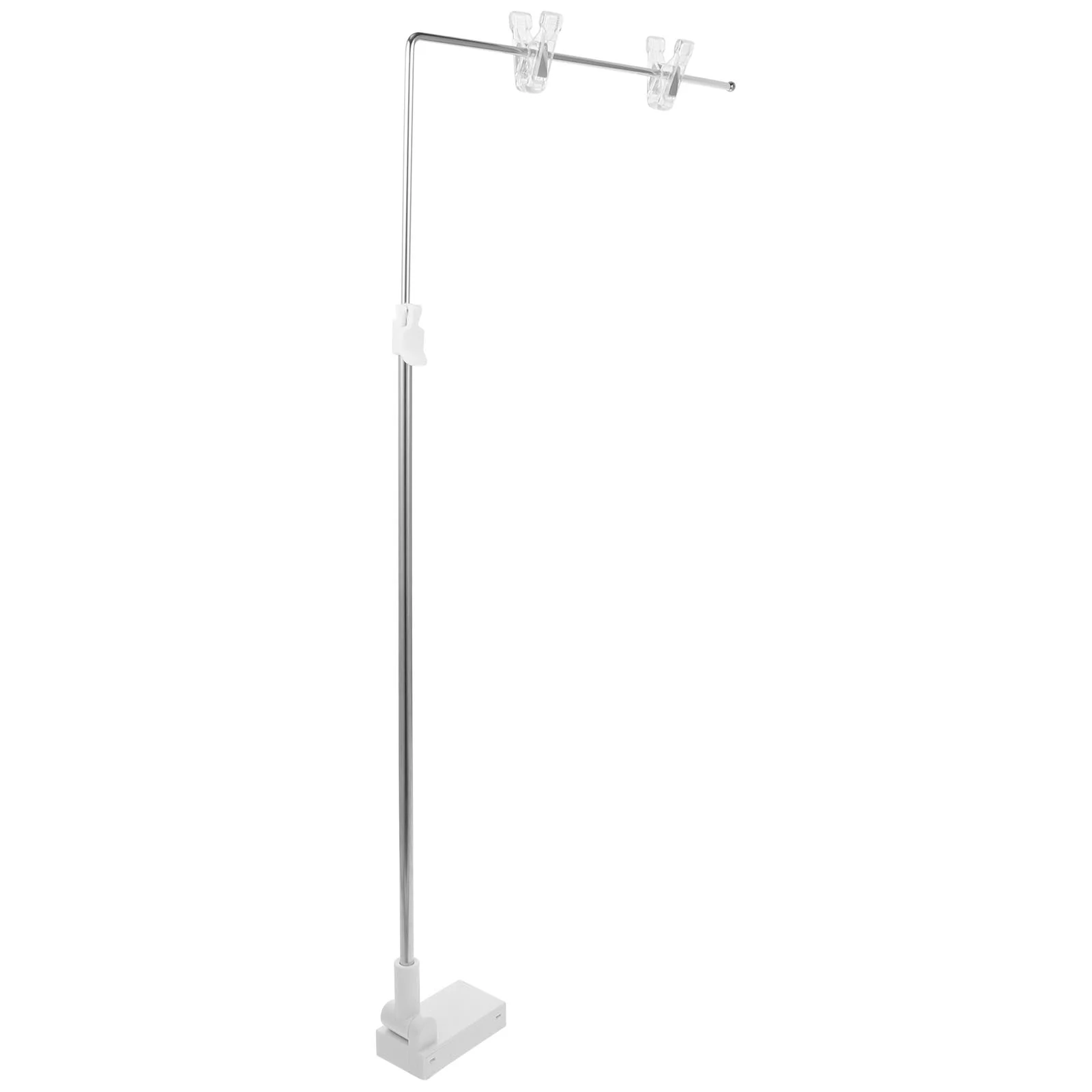

Stainless Steel Pop Poster Stand Display Shelf Banner Stands Magnet for Tabletop