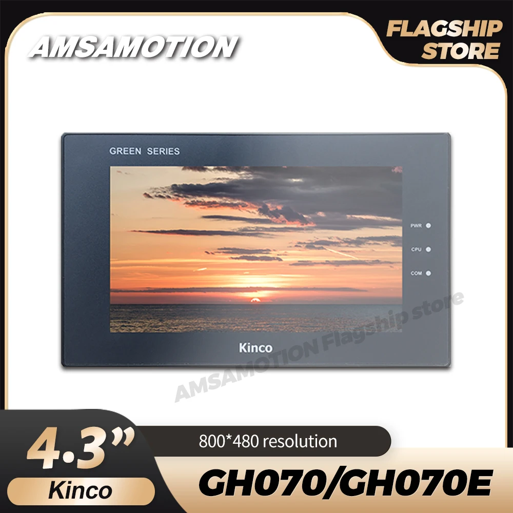 

7'' Inch Kinco HMI GH070 GH070E LED Touch Screen Human Machine Interface Ethernet Port Panel RS232/422/485 Industrial Network