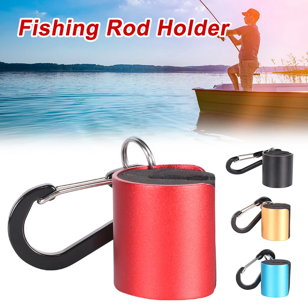 

Portable Fishing Rod Holder Protector Fishing Rod Clip Waist Belt Wearable Fishing Rod Clamp Stand Up Pole Fishing Accessories
