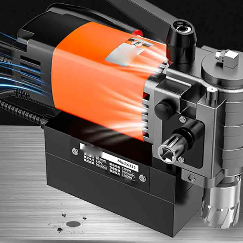 Magnetic Base Drill Iron Suction  High Altitude Drilling Machine Horizontal Benc