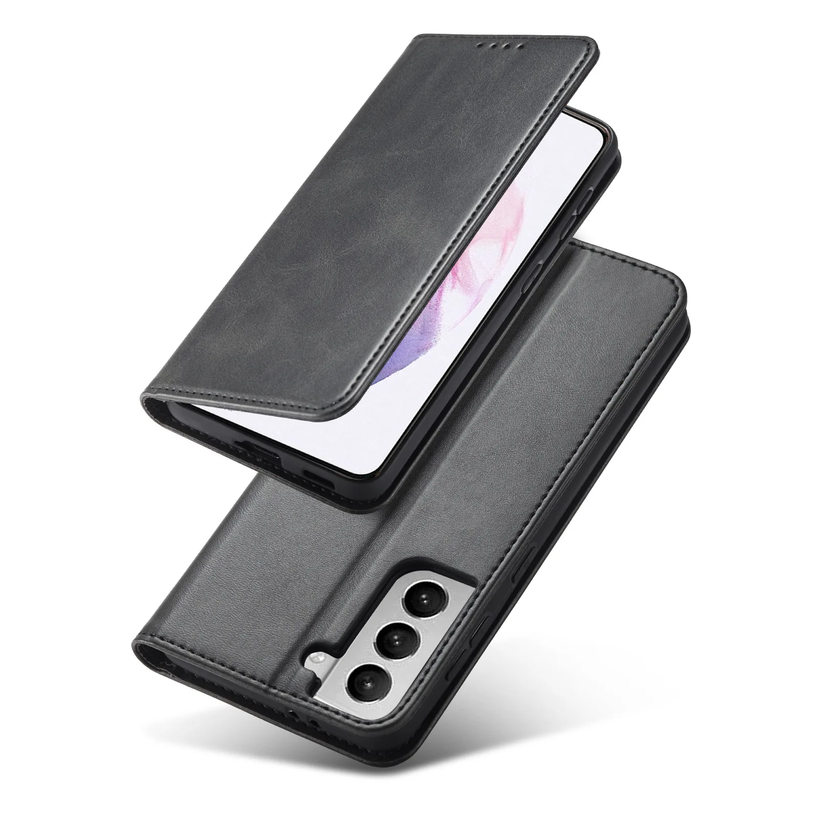 Capa de Telefone de Couro do Plutônio para Samsung S22 S21 S20 Plus Ultra fe Cartão Bolso Capa de Telefone para Samsung Galaxy A72 A52 A42 A32 5g 4g 19 Computers & Electronics