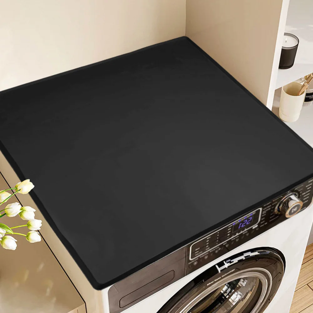 Dryer Top Protector Mat Scratch Resistant Washer Dryer Top Protector Silicone Washing Machine Top Cover for Home Kitchen Laundry