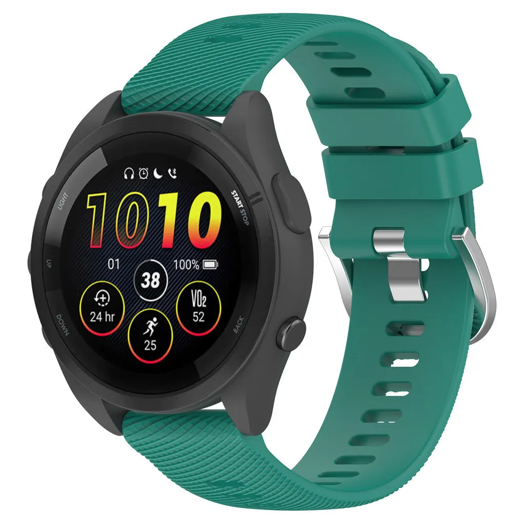 Breathable Silicone Sports Watch Strap - 20mm