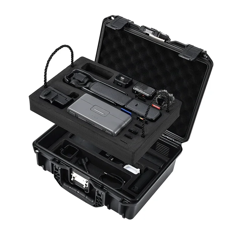 Carrying Case For DJI Osmo Pocket 3 Accessories 2 Layers Waterproof Box TSA Password Lock Hard Storage Case Portable Suitcase