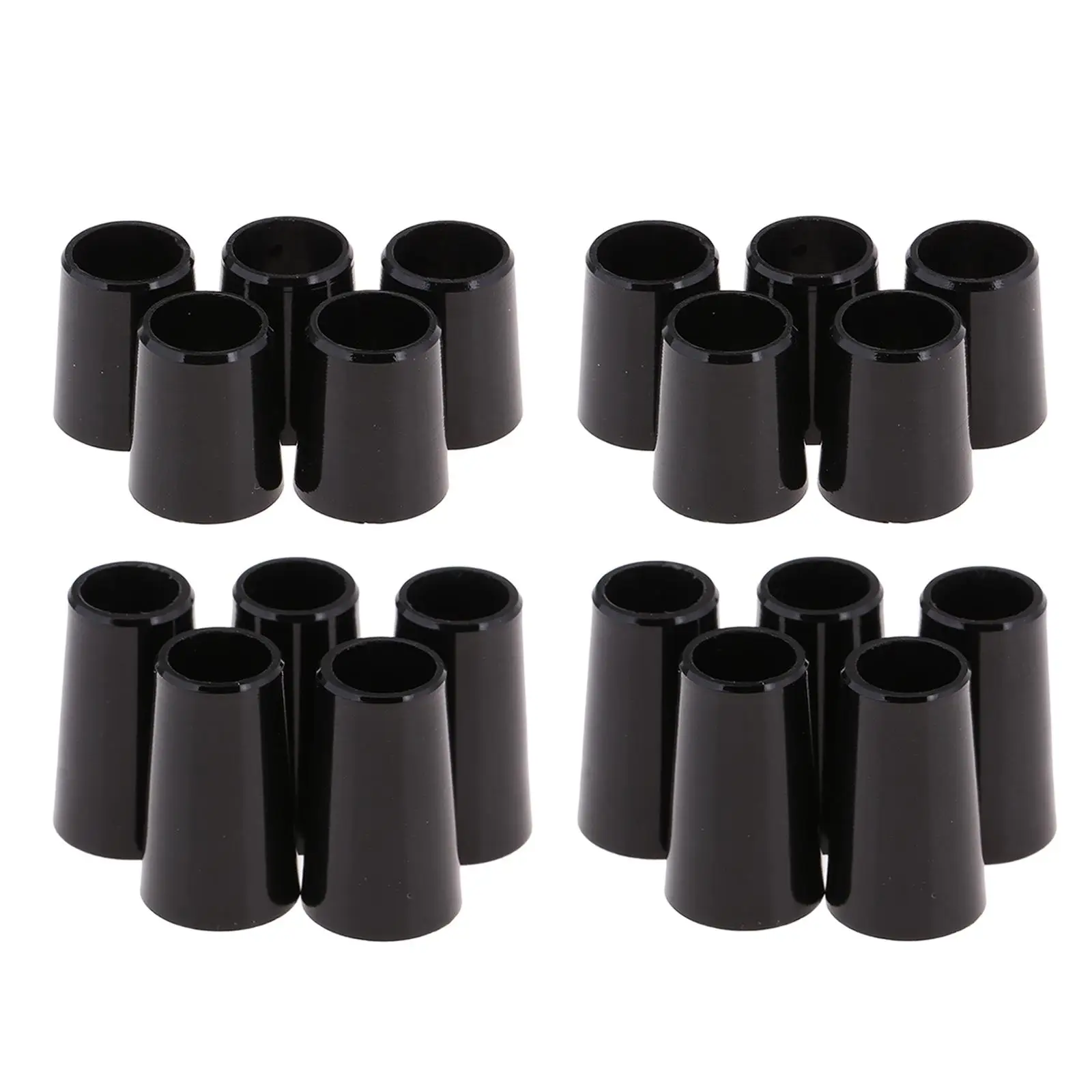 20 Pack .370/.335 Black Golf Ferrules s Wood Shafts Club Accessories 5