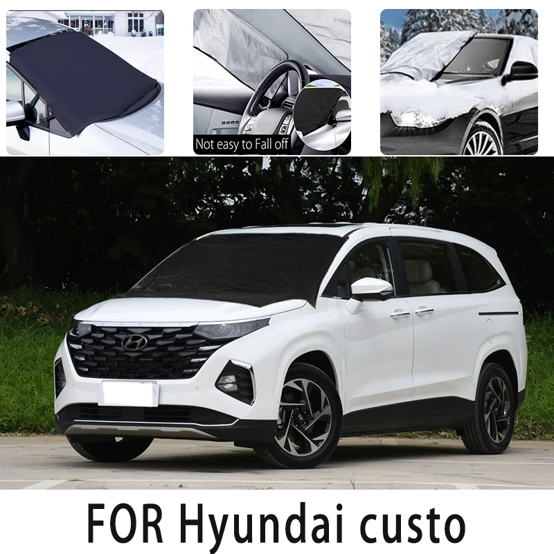 

Car snow cover frontcover for HONGQI custo Snowblock heat insulation sunshade Antifreeze wind Frost prevention car accessories