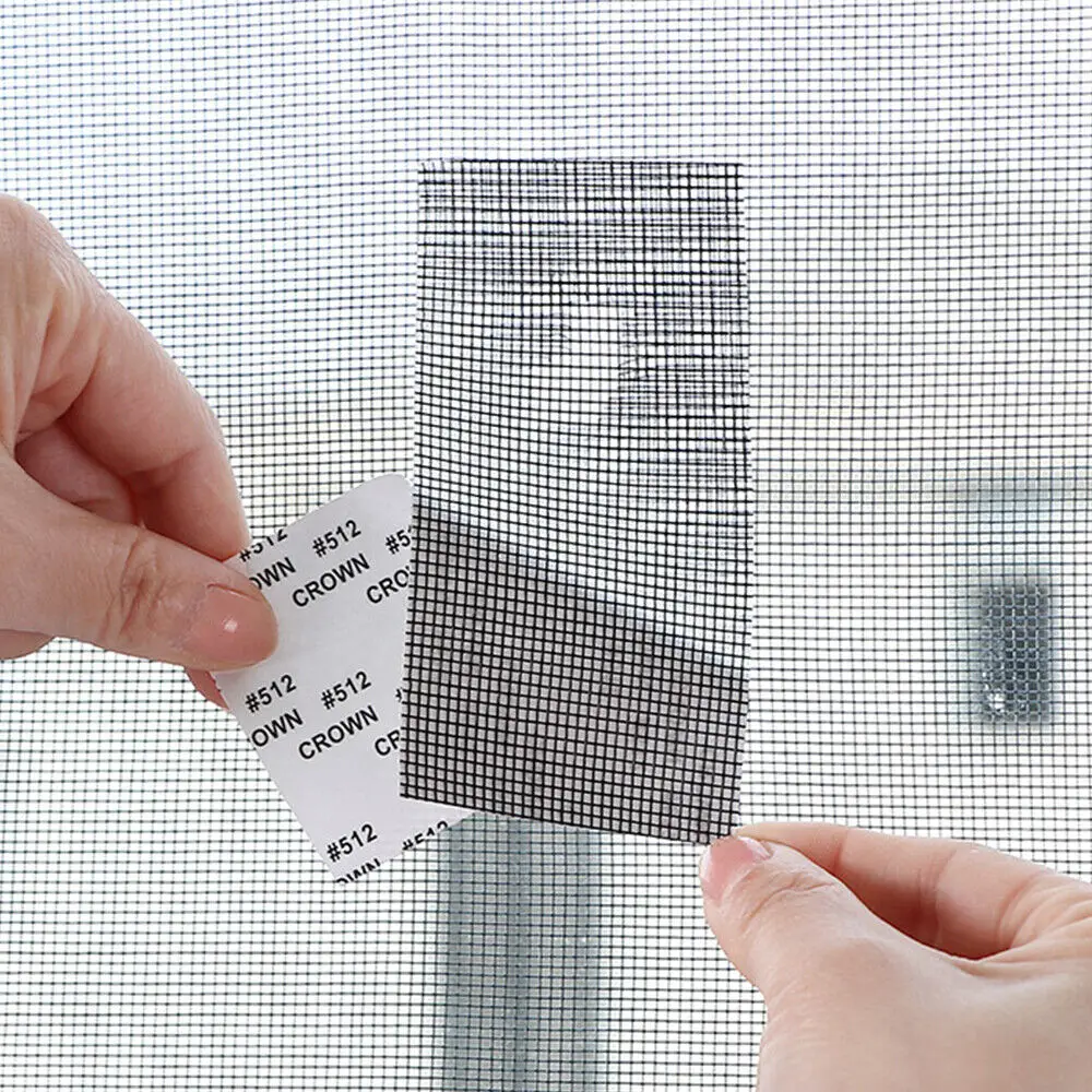 Description Picture 5 of itemStrong Selfadhesive Window Screen Repair Tape Window Screen Repair Patch Covering Holes Insect Mosquito Nets for Home Outdoors