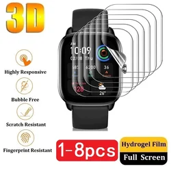 Universal Hydrogel Screen Protector Protective Film for 8pcs Film (Amazfit GTS 4 Mini)