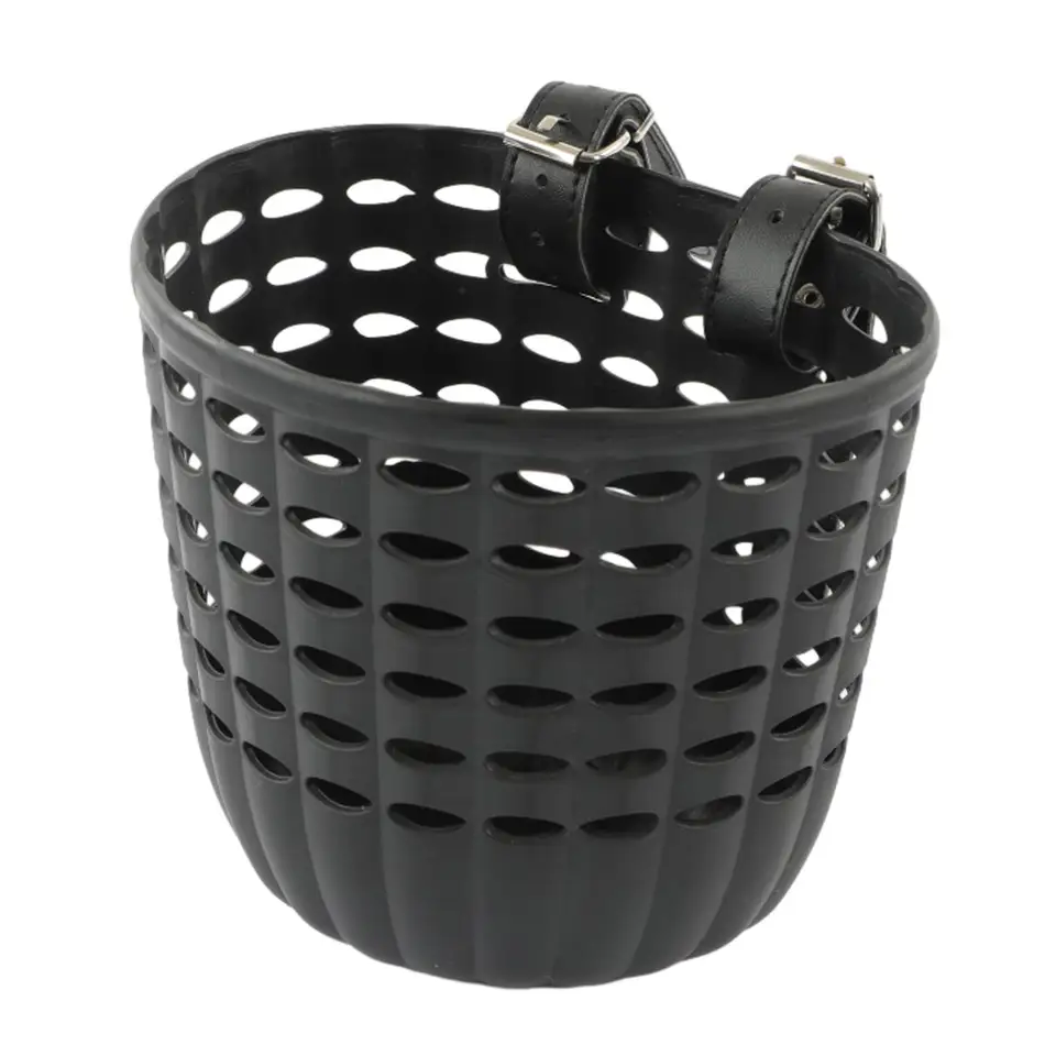 Front Bike Basket With Holder - Iron Material Scooter Basket For Outdoor Cycling 35x26x26cm
