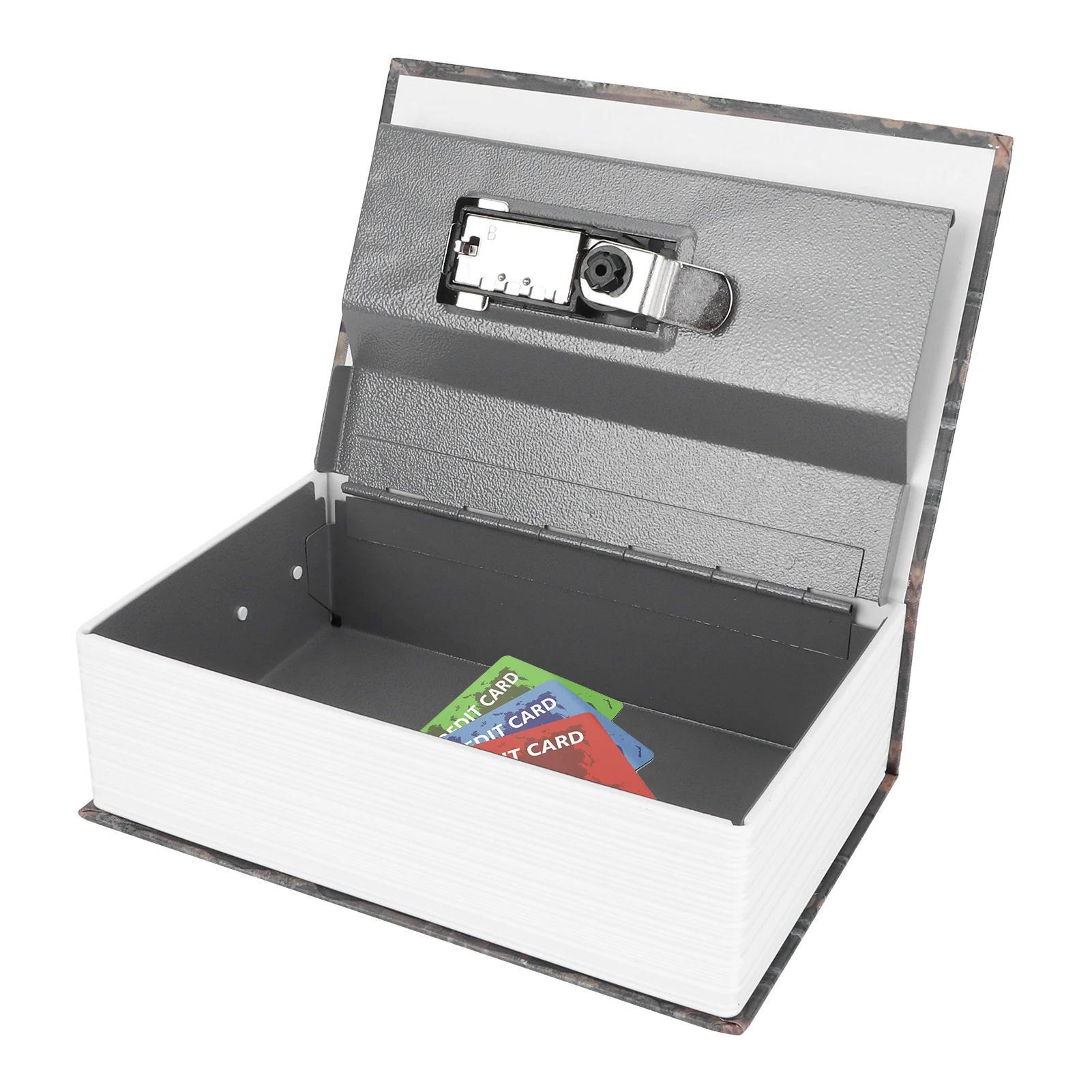 Safe Box Valuables Security Dictionary Book With Lock Security Key Lock Secret Book Code Money Simulation Book Cash for Home 6