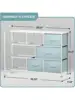 Sorbus Dresser with 8 Drawers - Chest Organizer Unit with Steel Frame Wood Top and Handle Fabric Bins for Clothes - Wide 3