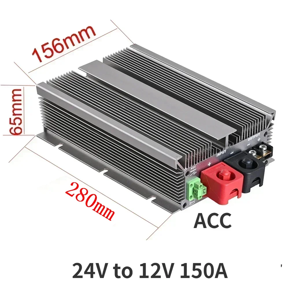 Convertidor De Voltaje 24V A 12V DC - 20A, 240W, Para Coche, Camión, Barco O Sistema Solar