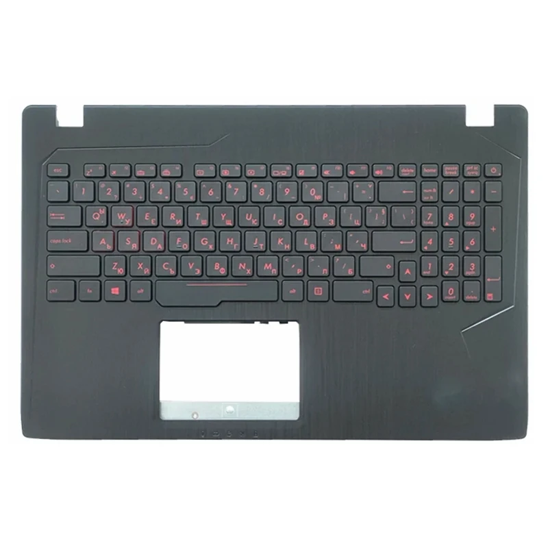Teclado do Portátil para Asus Rog Strix Gl553 Gl553v Gl553vw Zx53 Fx53v Zx53vm Fz50vd com Palmrest Capa Superior Rgb Retroiluminado ru - Imagem 4