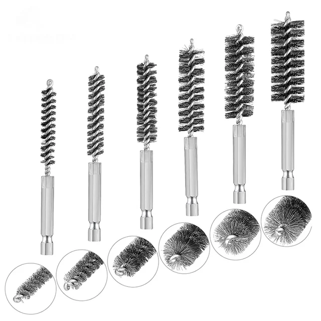Brosse de perçage en acier inoxydable, fil torsadé, brosses de nettoyage pour perceuse électrique, outil d'impact, nettoyage 2