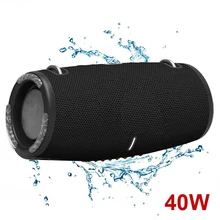 40W High Power For Bluetooth Speakers Subwoofer TWS Wireless Portable Outdoor Waterproof Music Player SoundBox Column CaixaDeSom tanie i dobre opinie CKADK Przenośne Baterii Z tworzywa sztucznego Pełny zakres 3 (2 1) DE (pochodzenie) 25-49 W NONE 40 w Metal Aktywne HORN