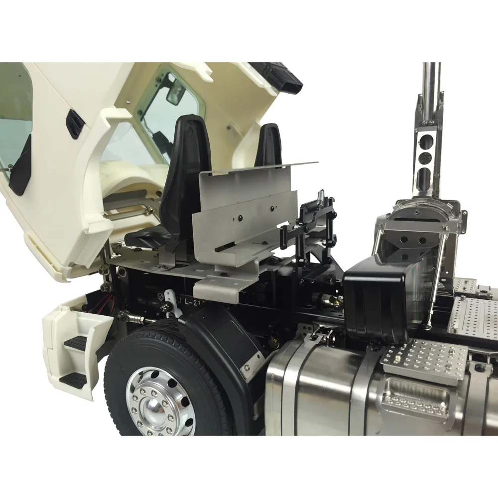 LESU 1/14 RC Tractor Truck 3Axles 6x6 Metal Chassis VM For FH16 Toys for Adults THZH1191-SMT8 3