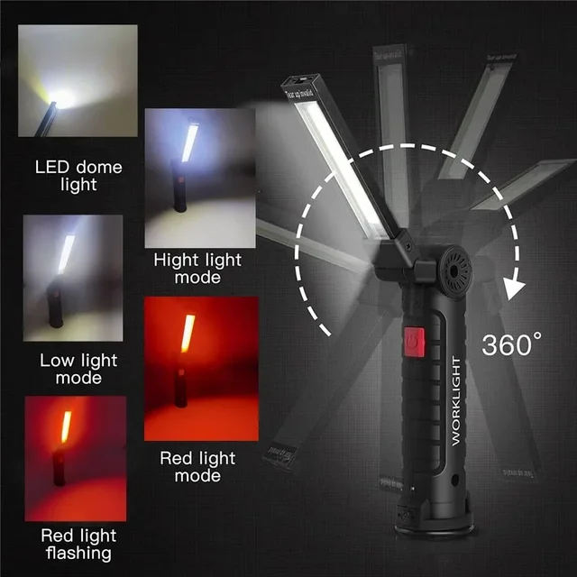 LED Folding Magnetic Work Light 4