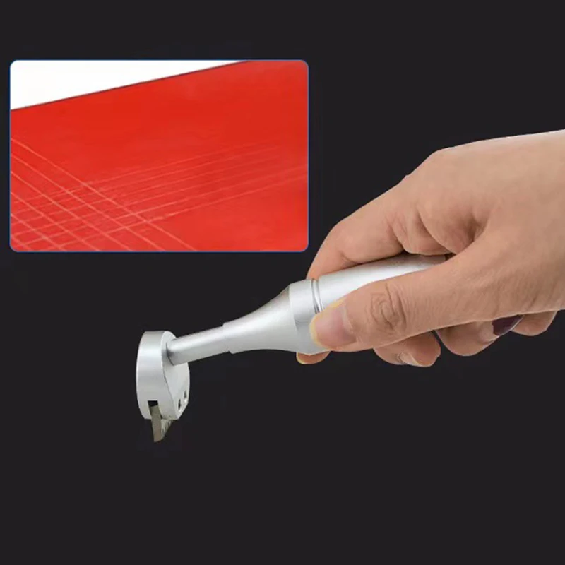 Kit Tester Di Adesione Cross Hatch Professionale – Con Lente D'Ingrandimento E 3 Lame, Per Vernici E Rivestimenti, Set Completo Con Nastro E Spazzola
