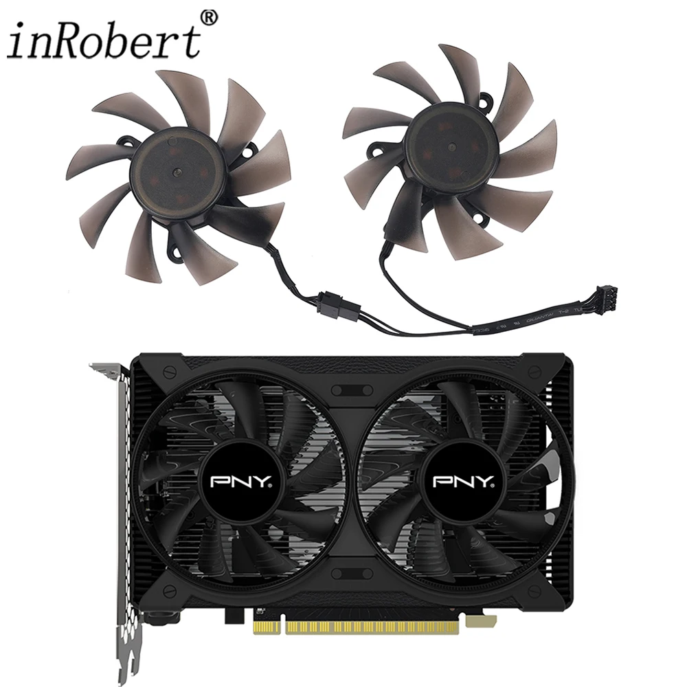 Fan Video Card 75Mm Th8015S2H-Pab03 For Pny Gtx 1630 1650 Dual Gtx1630 Gtx1650 Graphics Card Replacement Cooling Fan
