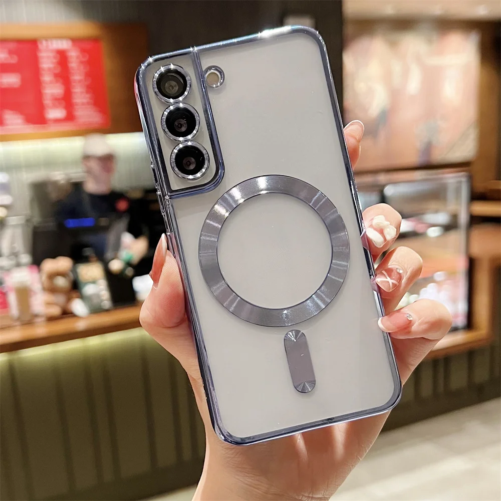 Enhanced Silicone Magnetic Plating Case - Clear Edition