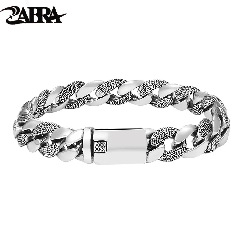 

ZABRA, браслет-цепочка, женский серебряный браслет, волнистые точки, танки, плоская цепочка, индивидуальные широкие браслеты-цепочки