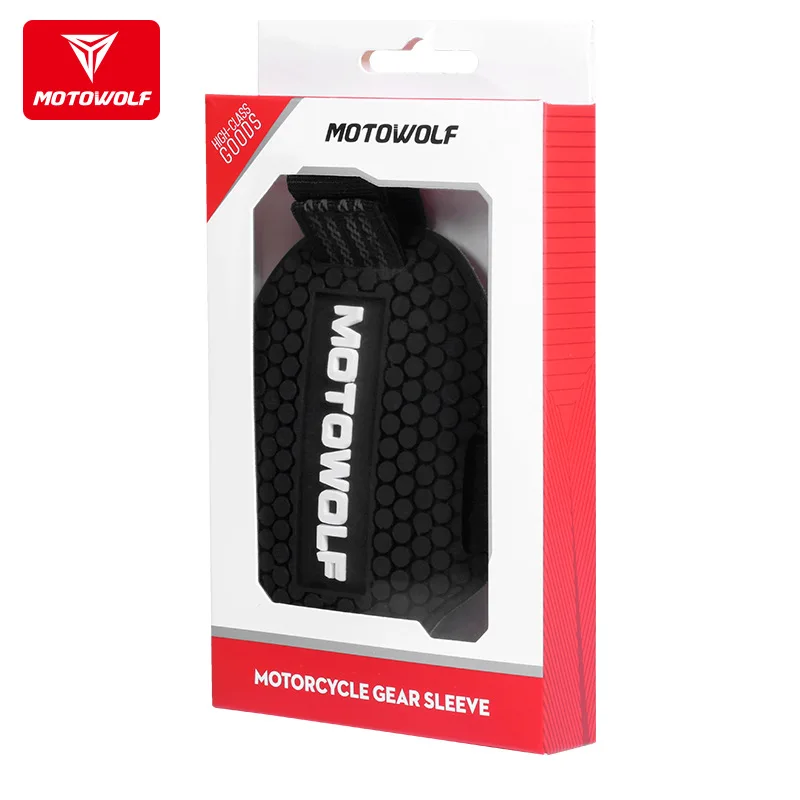 MOTOWOLF Motorcycle Shift Sleeve Shift Rubber Shoe Protective Sleeve Cushion Gear Race Shoe