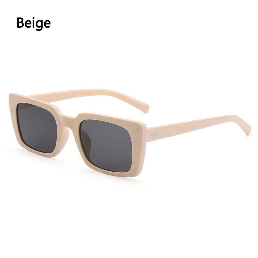 1PC Vintage Fashion Rectangle Sunglasses UV400 Protection Frame Retro Sun Glasses Ladies Streetwear Eyeglasses Driver Goggles big round sunglasses Sunglasses