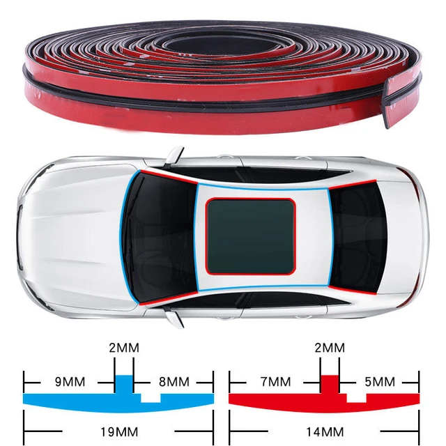 Auto Gummi dichtung streifen Auto Dichtung schutz Aufkleber Fenster kante  Windschutz scheibe Dach Gummi dichtung streifen Geräusch dämmung Zubehör