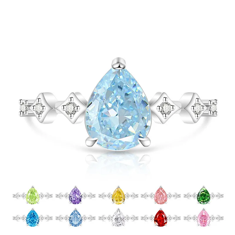 Elegant Adjustable 925 Silver Gemstone Ring for Women – Perfect for Any Occasion