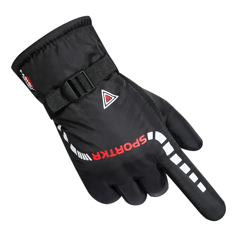 Gloves for Men Women Winter Warm Riding Cold Resistance Thickened Velvet Windproof Waterproof Motorcycle Skiing Cotton Gloves