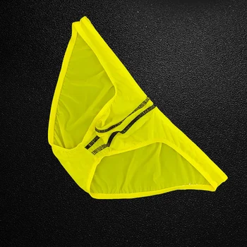 Slip da uomo Intimo ultra sottile in seta di ghiaccio Sexy Custodia rigonfia a U Mutandine maschili Comfort elastico Mutandine ad asciugatura rapida Mutande 1