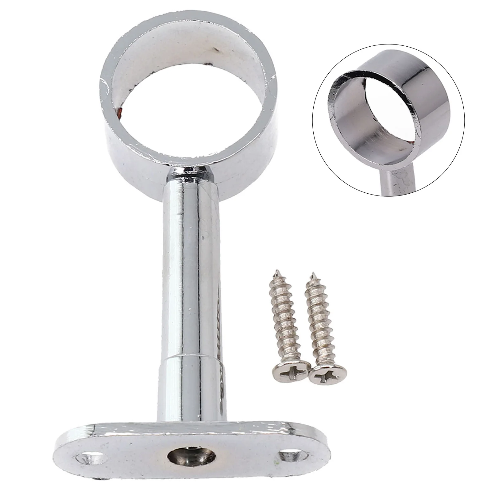 

Centre Support Bracket for 25mm Wardrobe Rail Rod Socket, Adjustable Length, Zinc Alloy Material, Single Piece