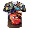 Cars Children's T-shirt Lightning McQueen 3d Printed Charming Short Sleeve Boys And Girls Top Street Shirt Fashion Clothing 1