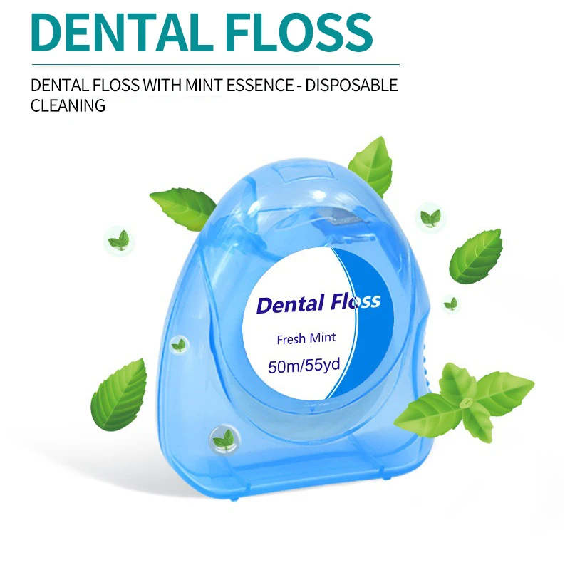 Dental Floss 3pcs Ultraclean Mint Effective Plaque Removal Teeth&Gum Protection Shred Resistant For Thoroughly Clean In Tight Area