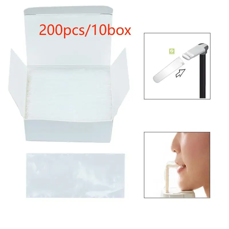 10Box Dental Panorama Bite Block Cover Sleeves Plastica Monouso Pellicola Protettiva In Plastica Materiale Da Laboratorio Dentale
