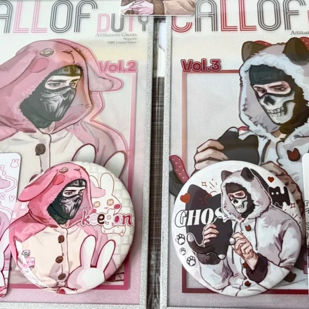 Game Keegan Ghost Konig Cosplay-Abzeichen, niedliche Metallbrosche, Rucksack-Ornament, Kleidung, Anstecknadeln, Schmuckzubehör – Detail 1