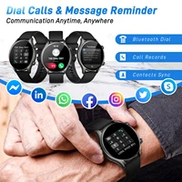 LaNikar New Smart Watch Men Bluetooth Call Full screen touch Sport Fitness Watch Heart Rate Monitor Smartwatch For IOS Android 2