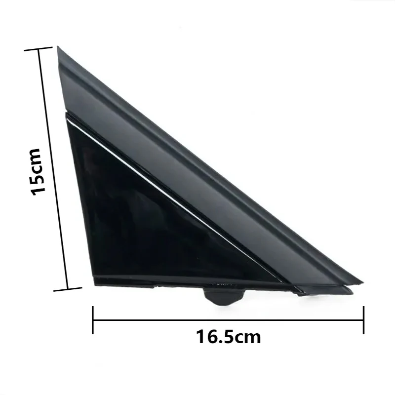 For FIAT 500 2012-2019 Molding Door Mirror Triangle plate Cover