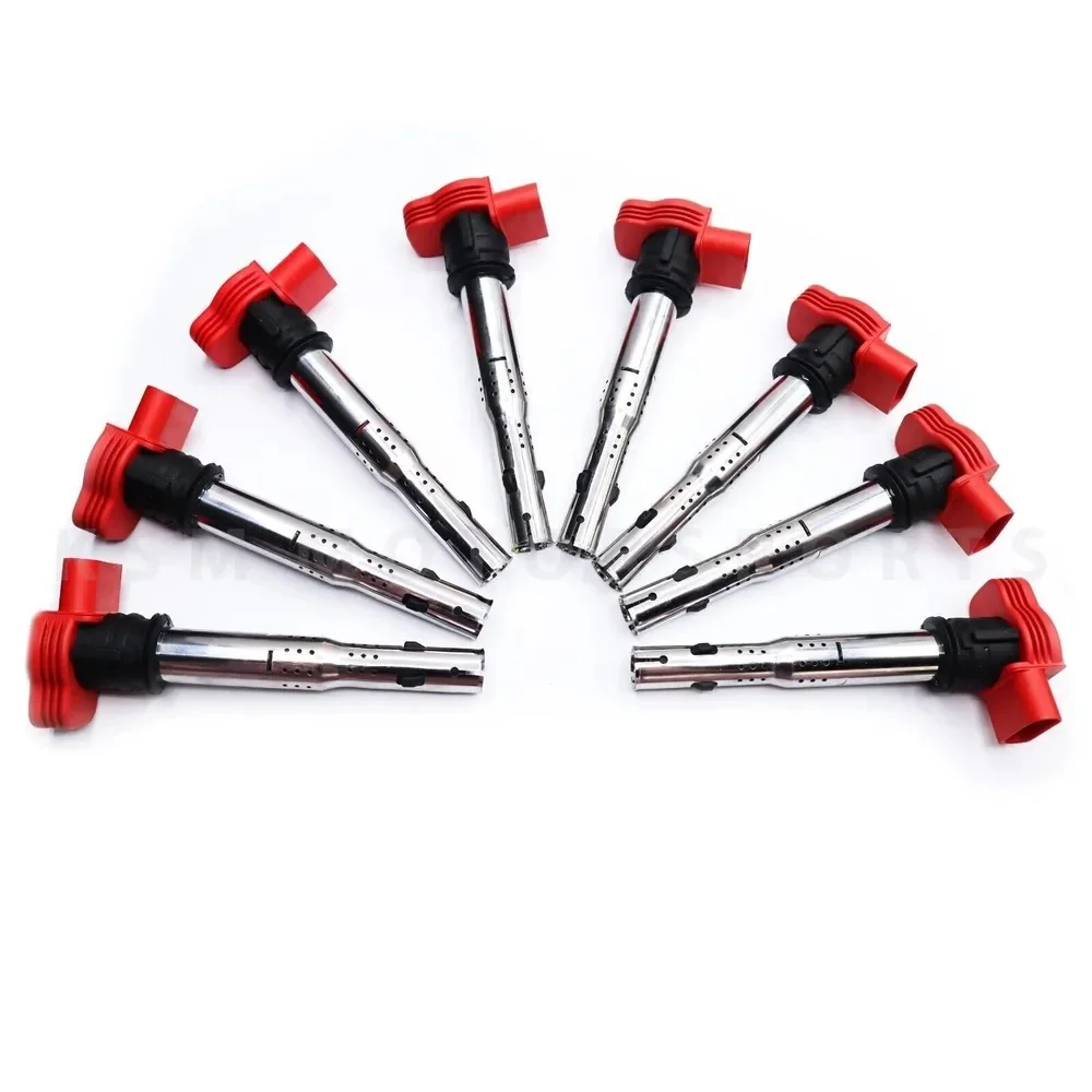 4Pcs Car Ignition Coil 06E905115G ABCDE 07K905715F For VW Jetta Golf Passat Tiguan CC For Audi A3/A4/A5/A6/A7/A8 TT Q3/Q5 R8