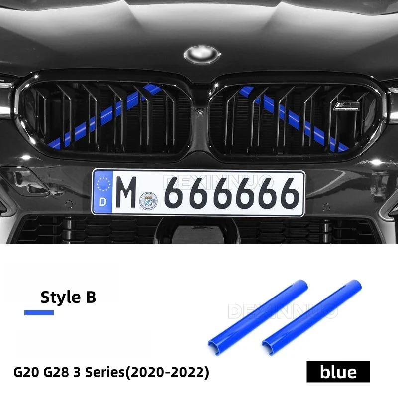 Sleek Automotive Front Grille Trim Strips